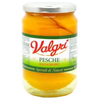 Valgri Peaches in Syrup 700g