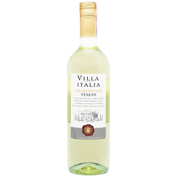 Вино Villa Italia Chardonnay Veneto біле сухе 11% 0,75л - купити, ціни на - фото 1