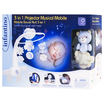 Infantino Musical Mobile 3in1 blue