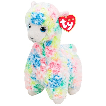 Іграшка TY Beanie Babies Різнобарвна лама 15см