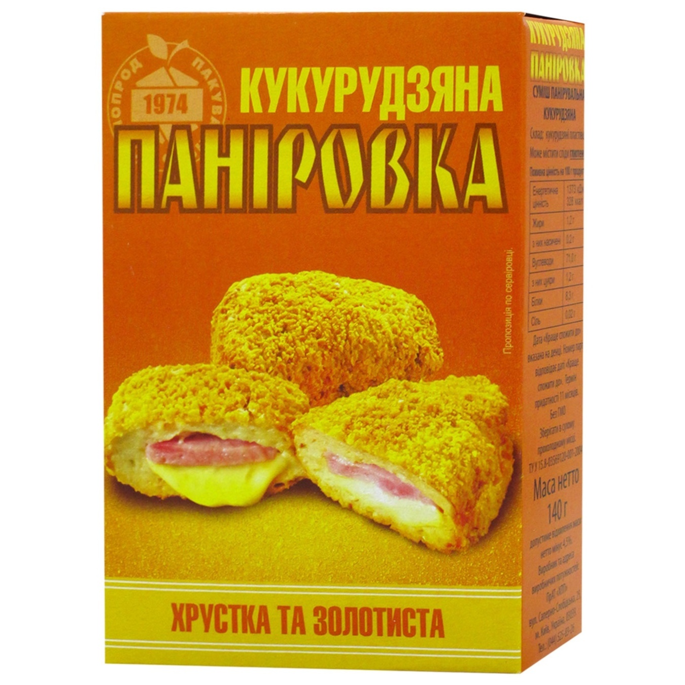 

Смесь панировочная Рідна їжа кукурузная 140г