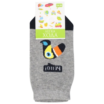 Legka Hoda Children's Socks s.18-20 gray melange - buy, prices for - photo 1