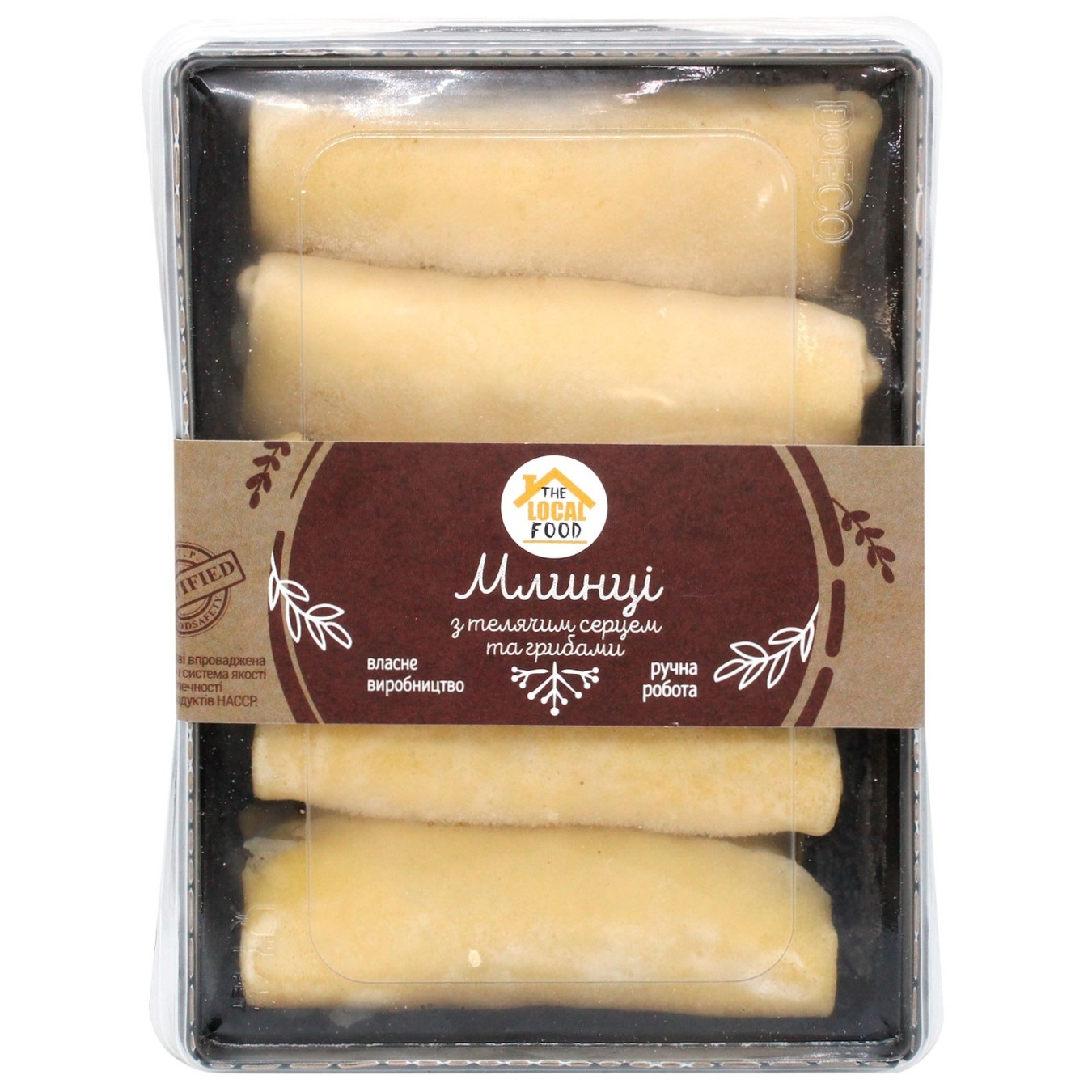 

Блины The Local Food с телячьим сердцем и грибами замороженные 400г