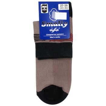 Smaliy Men's Socks s.27-29 gray - buy, prices for MegaMarket - photo 1