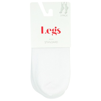 Legs Women's White Socks 36-40s - buy, prices for MegaMarket - photo 1