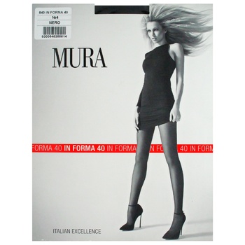 Колготки женские Mura In Forma nero 4р 40ден - купить, цены на МегаМаркет - фото 1