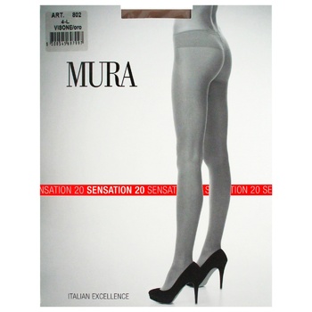 Колготы женские Mura Collant Vita Bassa 20ден р.4 - купить, цены на ULTRAMARKET - фото 1