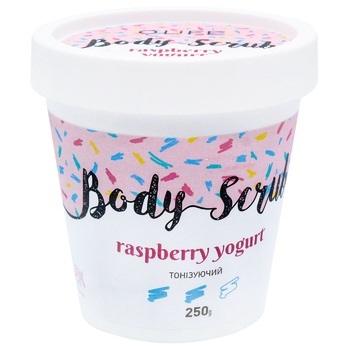 O.Life Raspberry Yogurt Toning Body Scrub 200ml - buy, prices for MegaMarket - photo 1