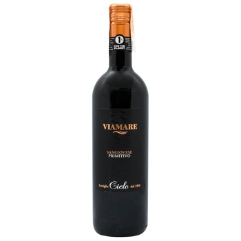 Cielo e Terra Sangiovese Primitivo Red Dry Wine 12.5% 0.75l - buy, prices for MegaMarket - photo 1