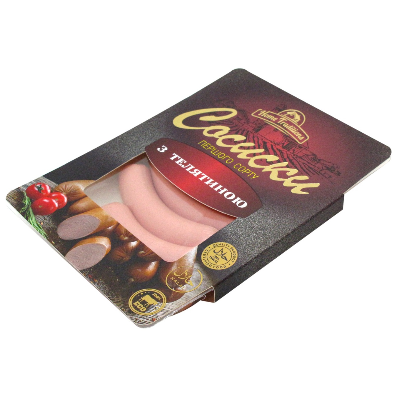 

Сосиски Home Traditions з Телятиною 1с п/а 280г х10