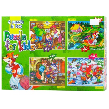 Danko Toys 4 in 1 Puzzles in assortment - buy, prices for MegaMarket - photo 2