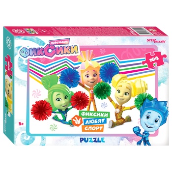 Пазлы Step Puzzle Фиксики 104 элементов в ассортименте - купить, цены на - фото 1