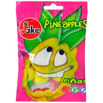 Jake Pineapples Chewing Candies 100g - buy, prices for MegaMarket - photo 1