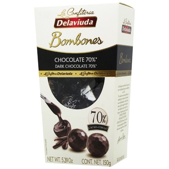 Delaviuda Dark Chocolate Candy 150g - buy, prices for ULTRAMARKET - photo 1