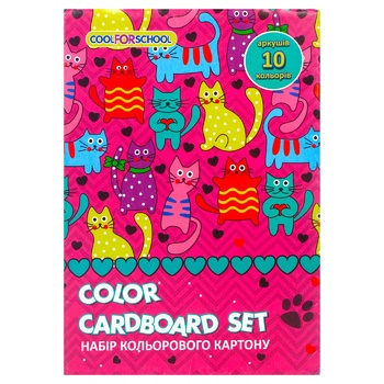 Cool For School Colorful Cardboard 10 sheets assortment - buy, prices for MegaMarket - photo 2