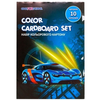 Cool For School Colorful Cardboard 10 sheets assortment - buy, prices for MegaMarket - photo 6