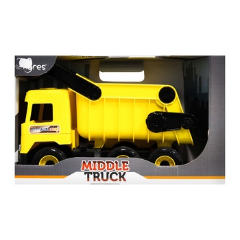 Tigres Middle Truck Yellow Dump Truck Toy - buy, prices for Za Raz - photo 2