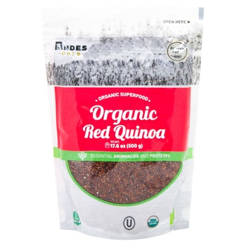 Andes Gold Red Organic Quinoa 500g - buy, prices for Vostorg - photo 1