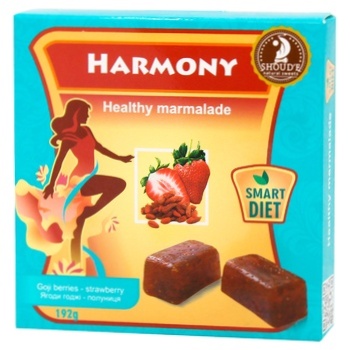 Мармелад Shoud'e Harmony Ягоди годжі-полуниця 192г - купити, ціни на Auchan - фото 1