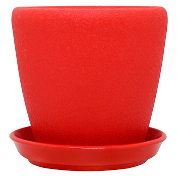 Gratsiya No.3 Red Silk Flowerpot 2.5l - buy, prices for MegaMarket - photo 1