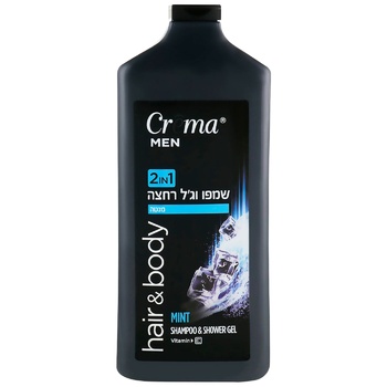 Crema Men Mint Shower Shampoo-Gel 2in1 700ml - buy, prices for MegaMarket - photo 1