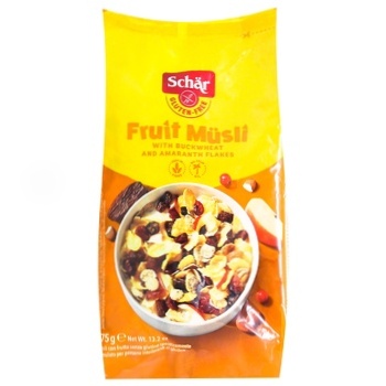 Schar Fruit Muesli Gluten-free 375g - buy, prices for MegaMarket - photo 1