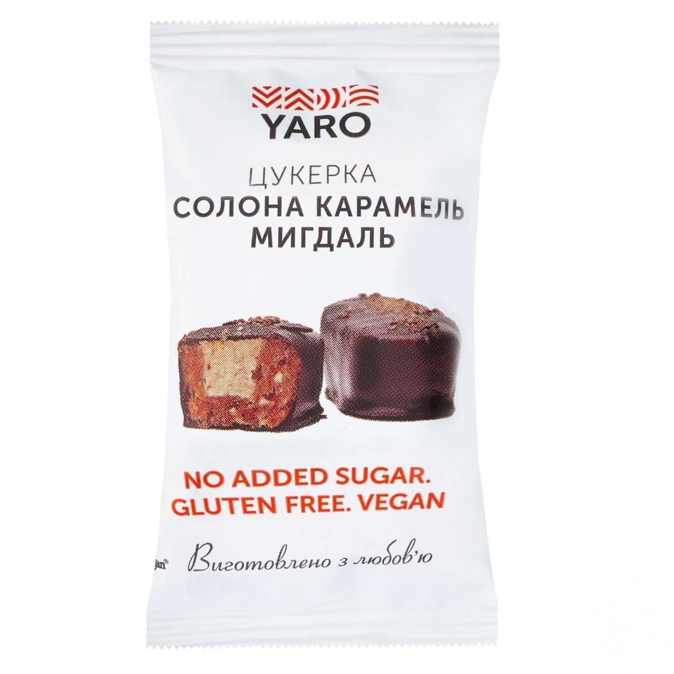 

Конфеты Yaro соленая карамель и миндаль 18г
