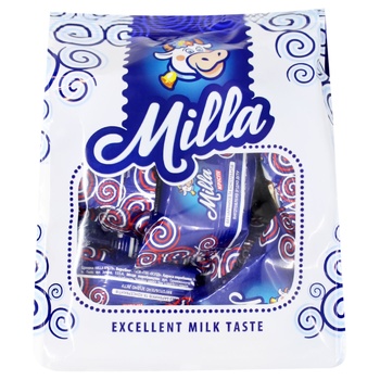 Цукерки Chocoboom Milla сендвіч/кріспі 180г - купити, ціни на ULTRAMARKET - фото 1