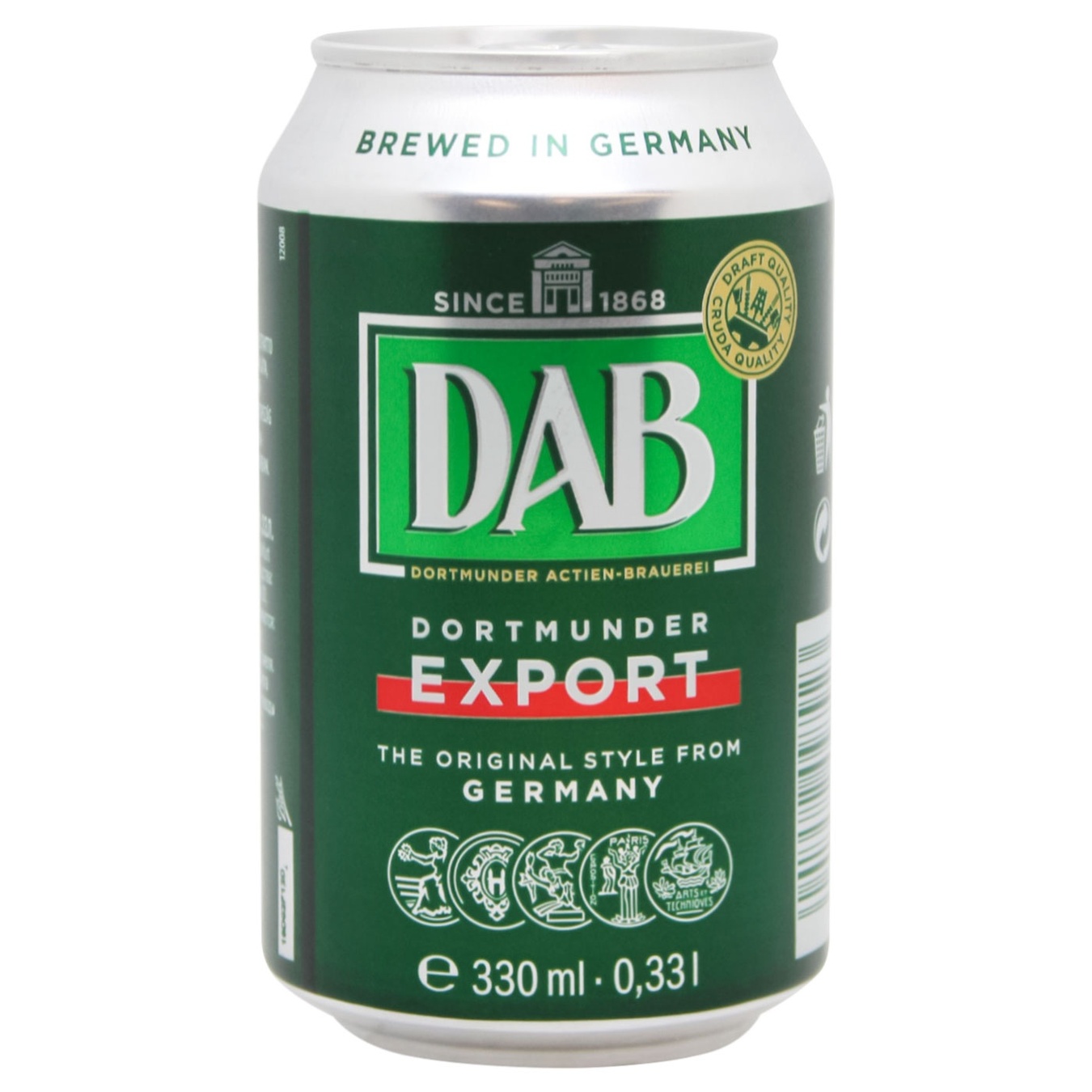 

Пиво DAB Dortmunder светлое ж/б 5% 0,33л