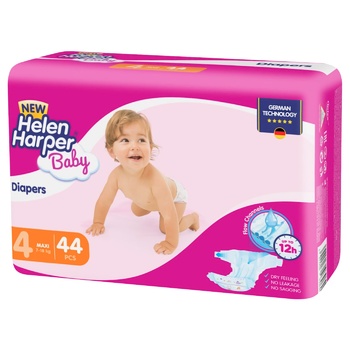 Подгузники Helen Harper Baby New Махі 7-18кг 44шт - купить, цены на - фото 1