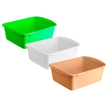 Sanja Rectangular Basin 15l  in assortment - buy, prices for ULTRAMARKET - photo 1