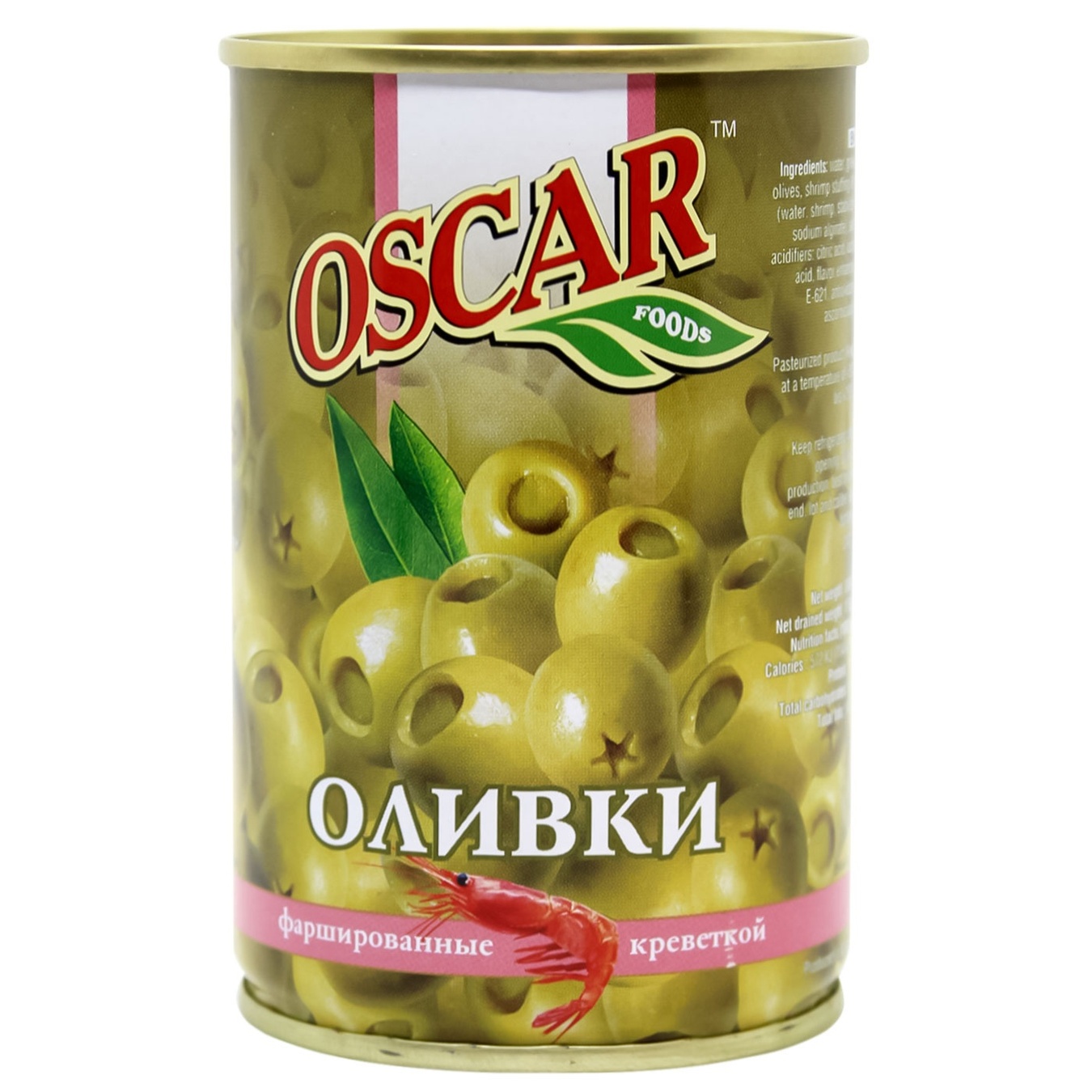 

Оливки Oscar с креветкой 0,3л