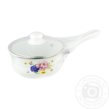 Ladle Pan Enameled 16cm - buy, prices for MegaMarket - photo 1