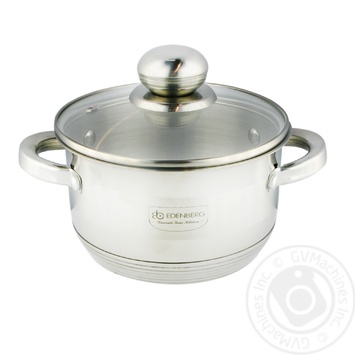 Edenberg With Lid Pan 16cm 1.5l - buy, prices for MegaMarket - photo 1