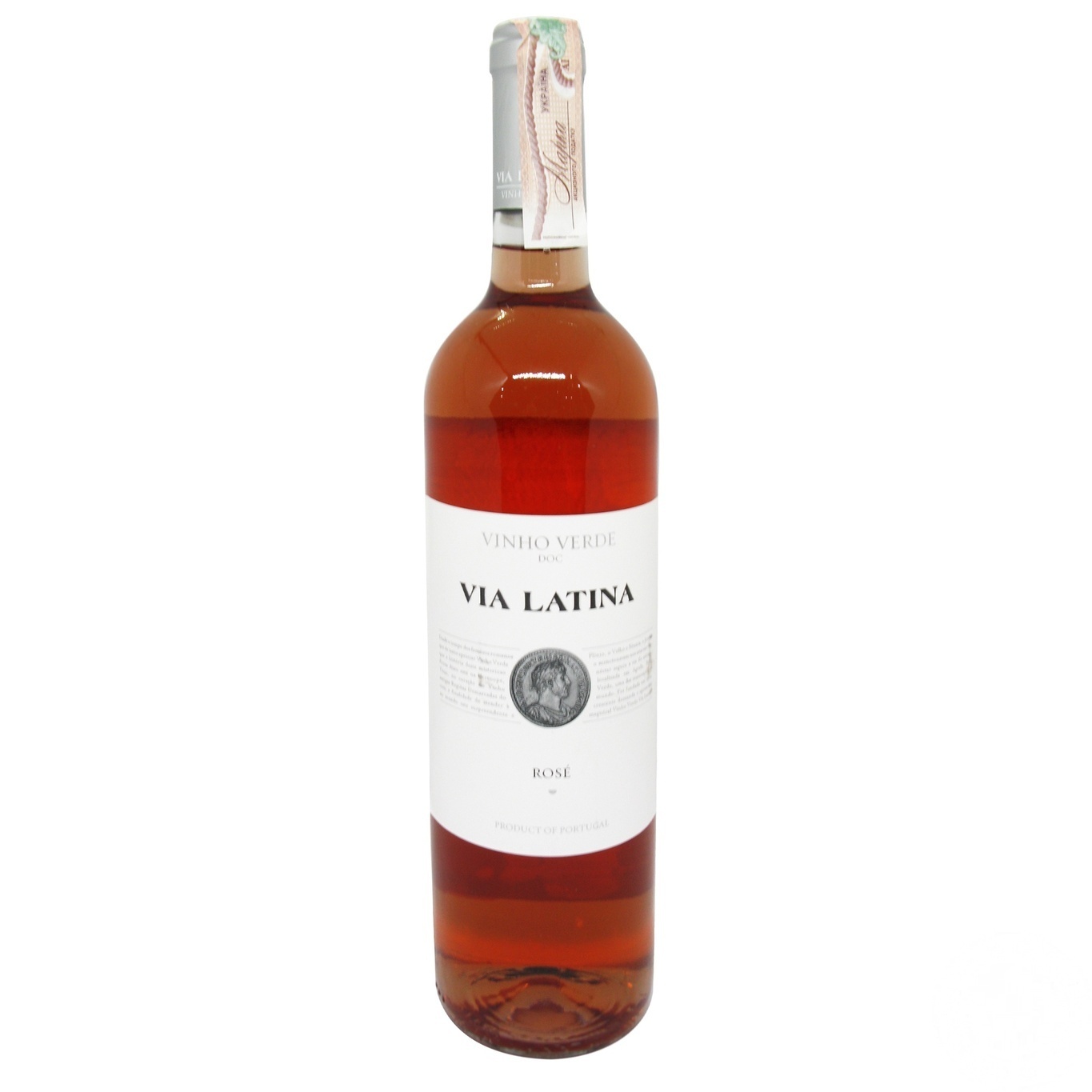 

Вино Via Latina Vinho Verde Rosado розовое полусухое 9,5% 0,75л