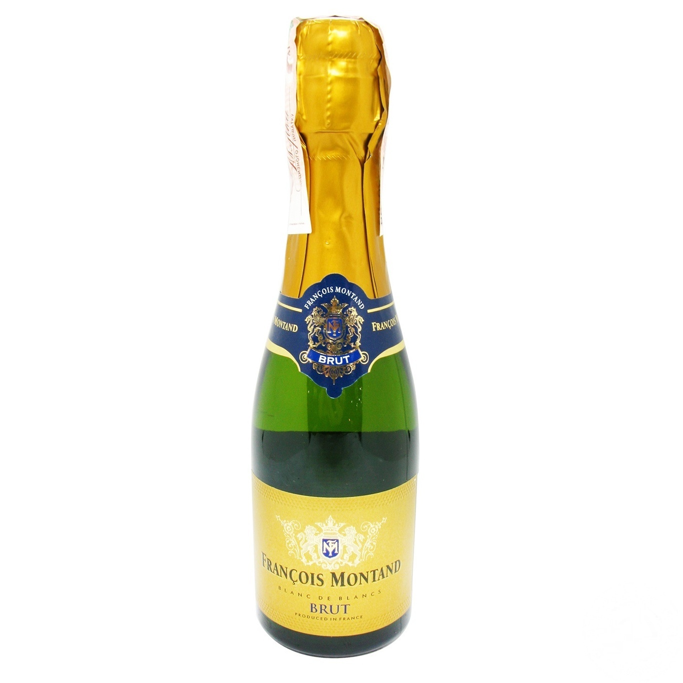 

Вино игристое Fravcois Montand Blanc de Blanc Brut белое сухое 12% 0,2л