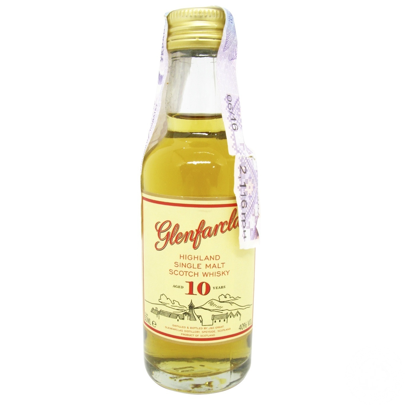 

Виски Glenfarclas 10yo 40% 0,05л