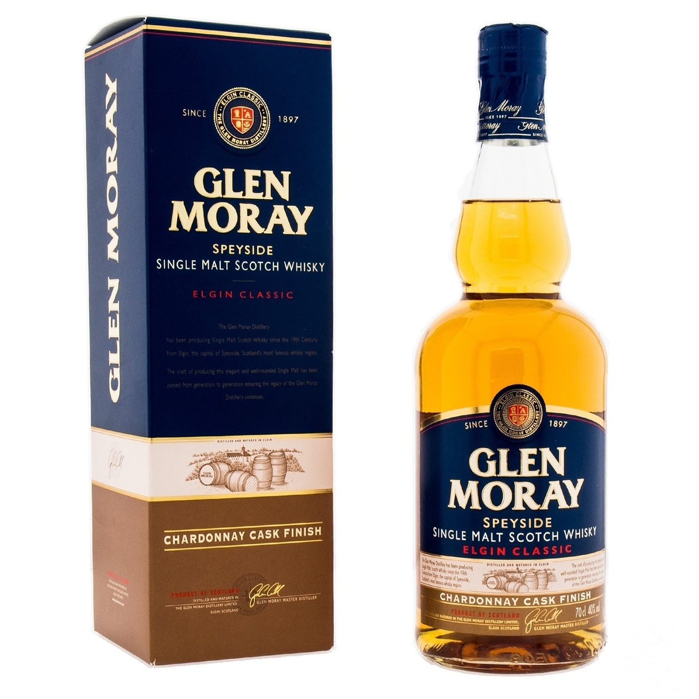 

Виски Glen Moray Classic Chardonnay 40% 0,7л в коробке