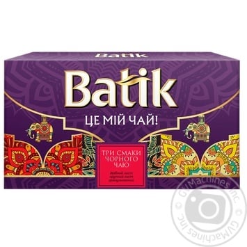 Набір чорного чаю Batik Подарунок Шрі-Ланки 3 смаки 150г - купити, ціни на - фото 1