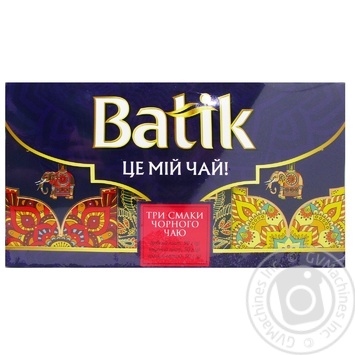 Набір чорного чаю Batik Подарунок Шрі-Ланки 3 смаки 150г - купити, ціни на - фото 2