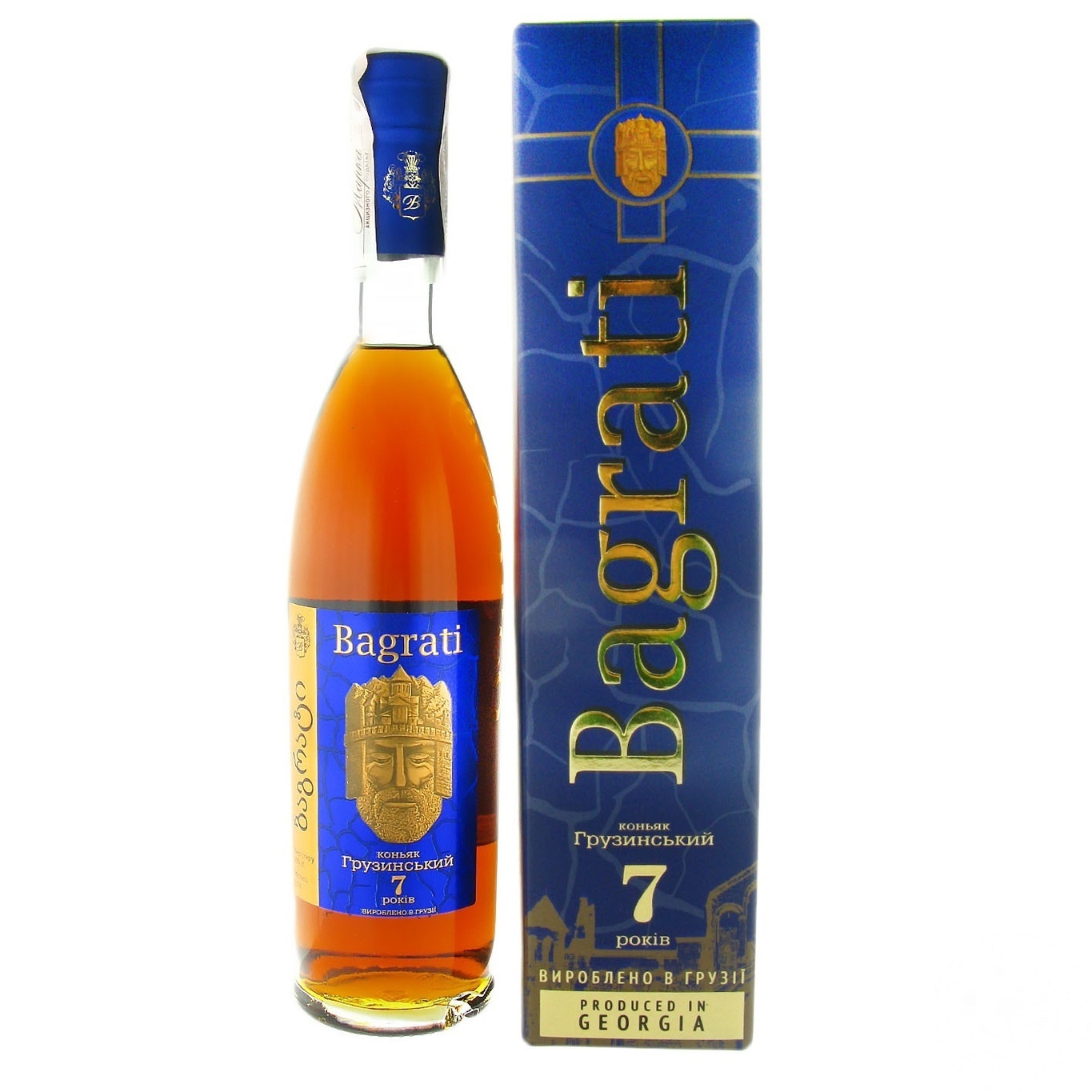 

Коньяк Bagrati 7* 40% 0,5л в коробке