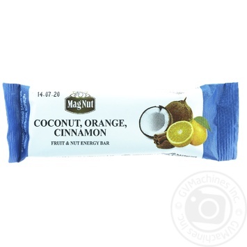 Батончик MagNut Кокос апельсин кориця 30г - купити, ціни на - фото 1