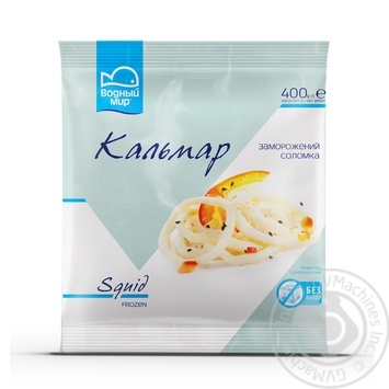 Vodnyi Mir Frozen Squid Sticks 400g