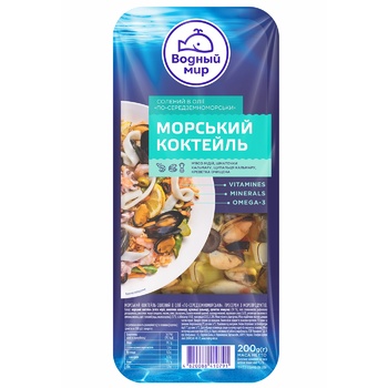 Vodniy Myr Mediterranean Style Salted Marine Cocktail in Oil 200g - buy, prices for Chudo Market - photo 1