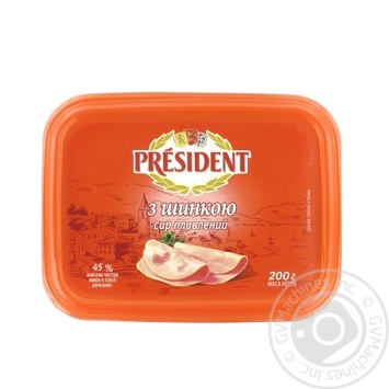 President With Ham Processed Cream-Cheese 20 % - buy, prices for Vostorg - photo 1