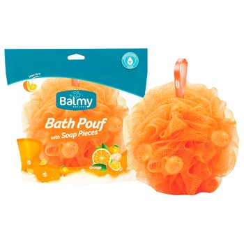 Balmy Naturel Washcloth with Soap Pieces Orange - buy, prices for Za Raz - photo 1