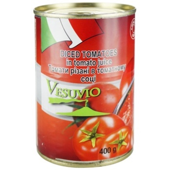 Fiamma Chopped Tomatoes in Tomato Juice 400g - buy, prices for NOVUS - photo 1