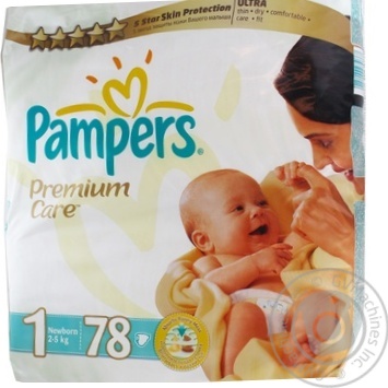 diapers pampers premium care 2-5kg 78pcs 2340g - buy, prices for - photo 27