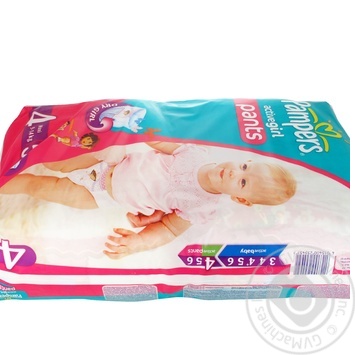 Пiдгузники-трусики Pampers Active Girl Maxi 9-14 кг для девочек Джамбо 52шт - купити, ціни на - фото 2