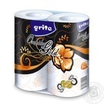 Папір туалетний Grite Orchidea Gold 4шт